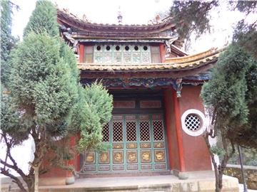 El templo de Qiongzhu