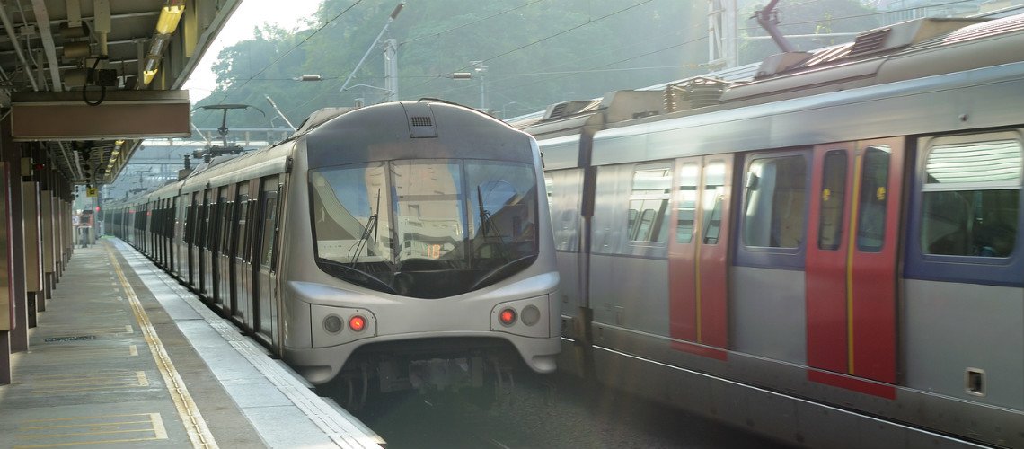 estación de tren en Hong Kong