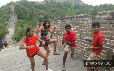 visita gran muralla con niños