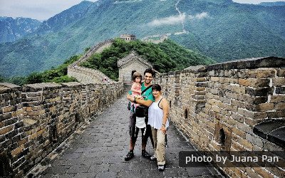 visita gran muralla con familia