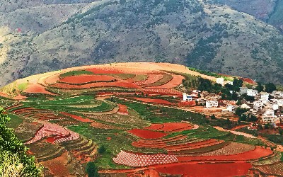 la tierra rojo de dongchuan
