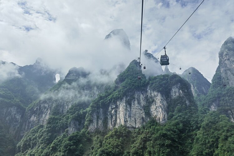 Teleférico del Monte Tianmen